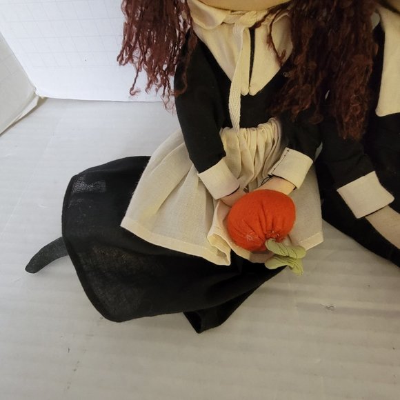 Artist Joe Spencer Pair Pilgrim Adam Eve Doll Figure Set Thanksgiving Boy Girl - Picture 8 of 13